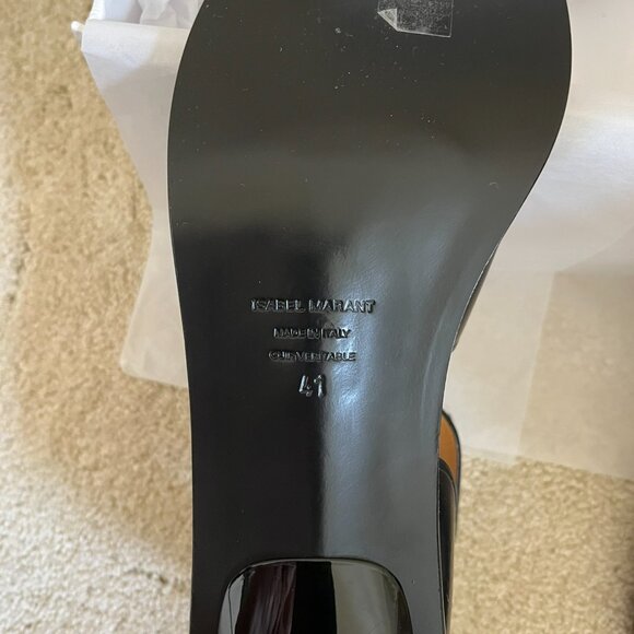 Isabel Marant Black Leather Sandals - New - Picture 2 of 7